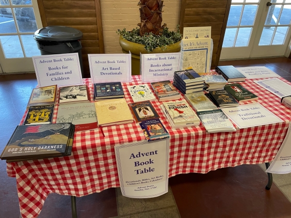 Advent Book Table